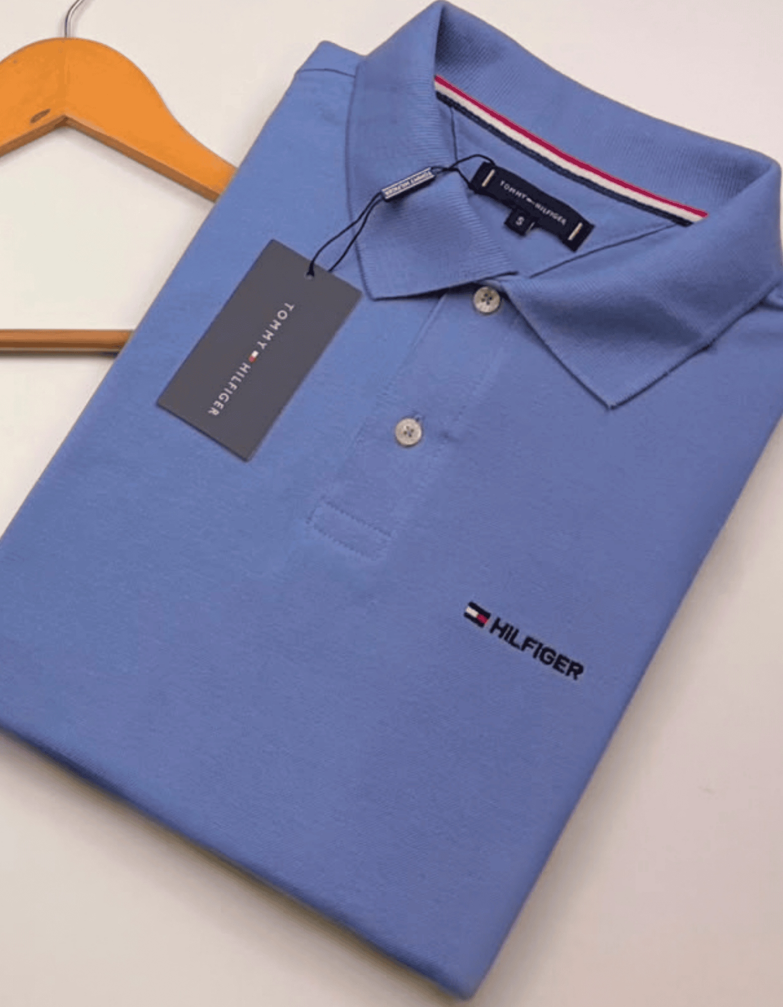 00077.webp Polo Elastic T O M Azul #CP494 - Imagem 1