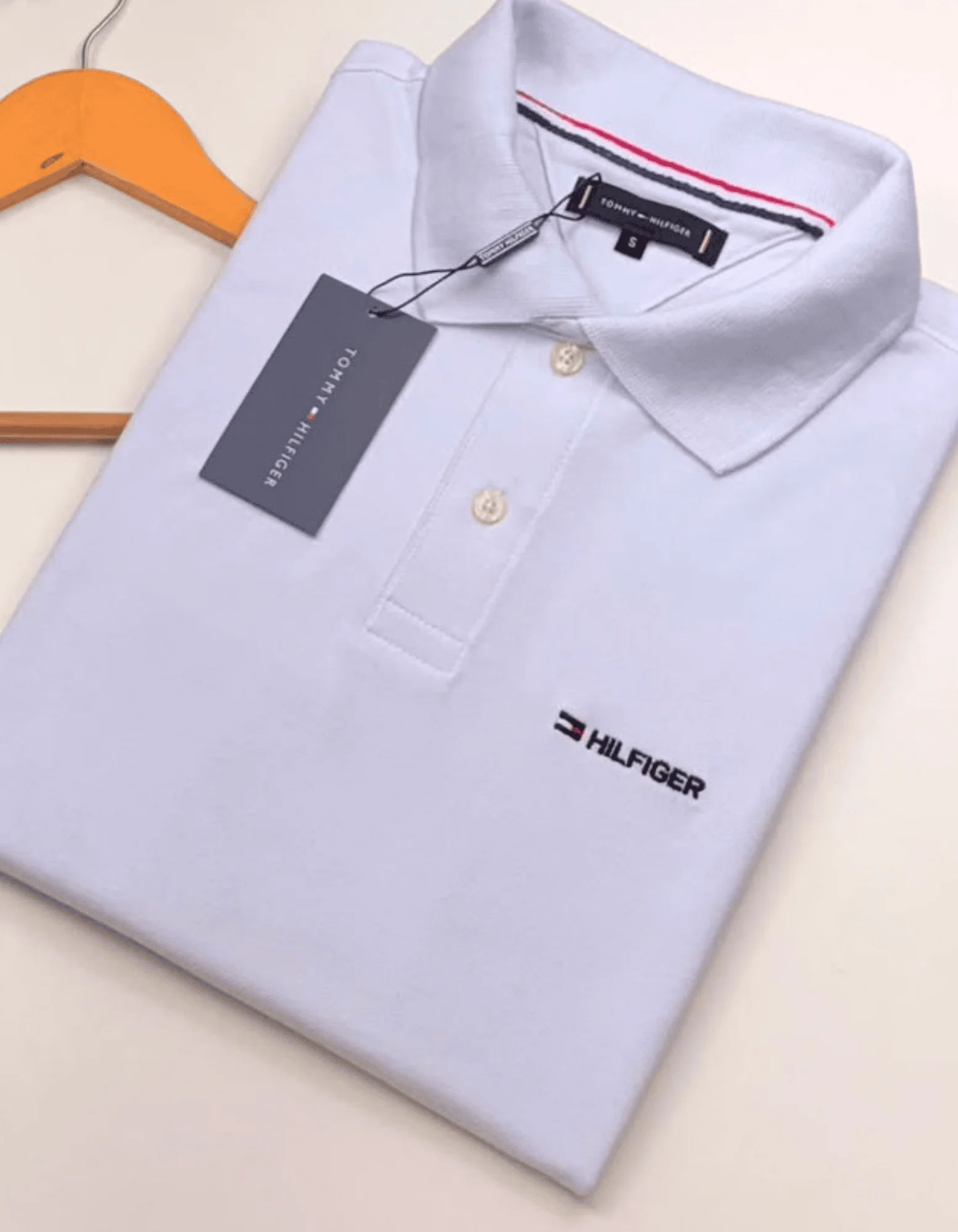 00078.webp Polo Elastic T O M Branca #CP493 - Imagem 1