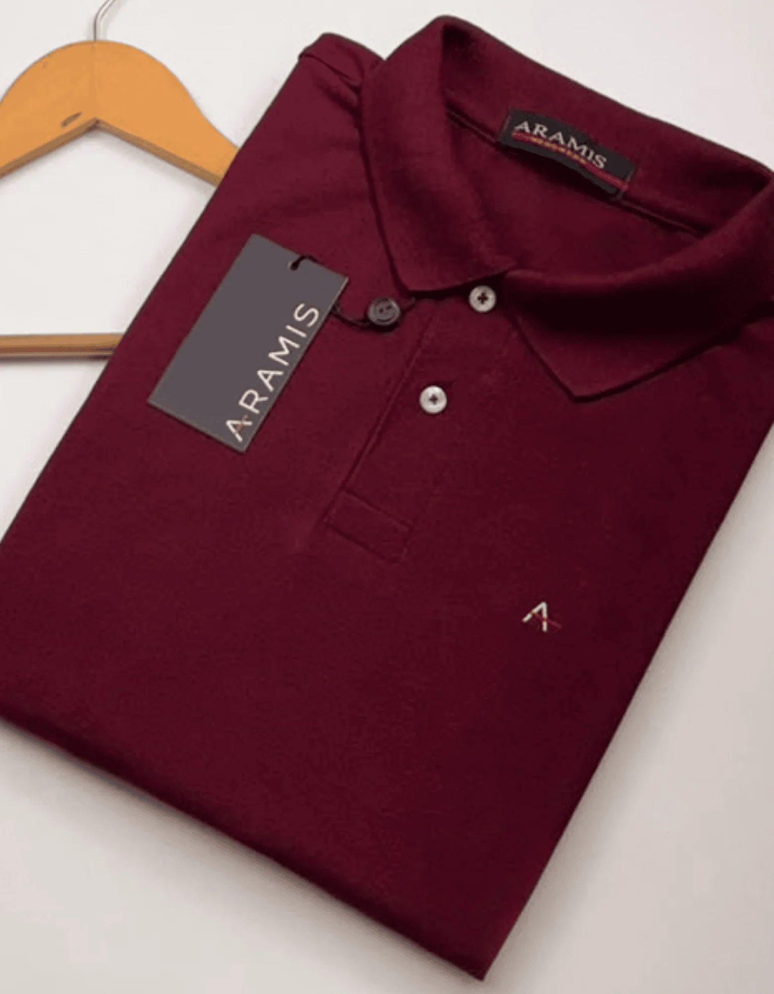 00083.webp Polo Elastic A R A Vinho #CP491 - Imagem 1