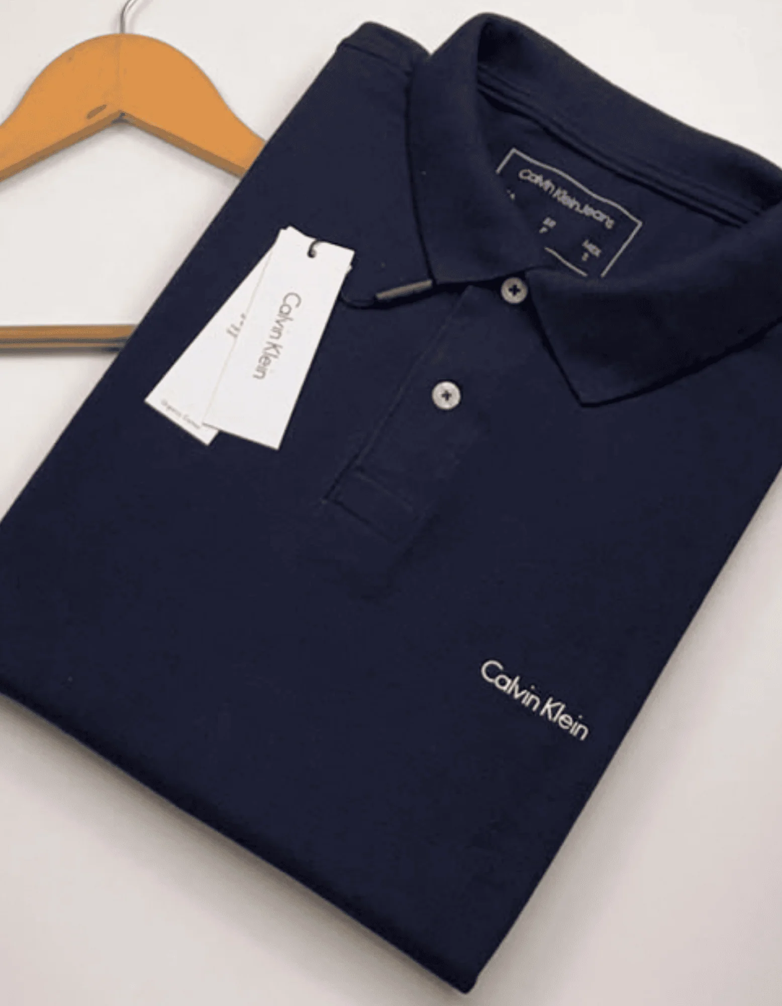 00092.webp Polo Elastic C K J Marinho #CP486 - Imagem 1