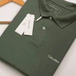 Polo Elastic C K J Verde #CP484