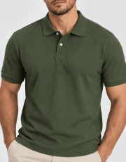 Polo Elastic Minimal Verde #CP488