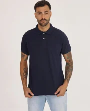 Kit 4 Polos Elastano Minimalistas Lisas Premium Masculina - Imagem 5