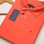 Polo Elastano T O M Classic Salmão #CP470