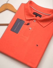 Polo Elastano T O M Classic Salmão #CP470