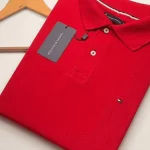 Polo Elastano T O M Classic Vermelho #CP469