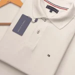 Polo Elastano T O M Classic Off White #CP468