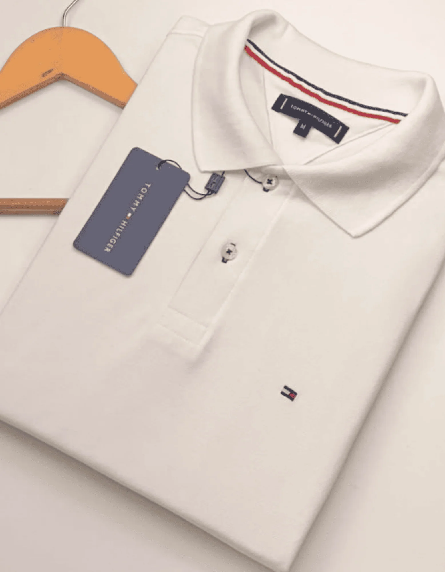 00196.webp Polo Elastano T O M Classic Off White #CP468 - Imagem 1