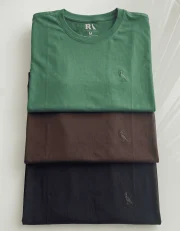 Kit 3 Camisetas Premium R S V Bordada Mais Vendida