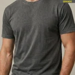 Camiseta Lisa Modelagem Grande Chumbo #d101