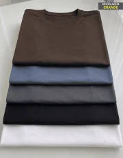 Kit 5 Camisetas Lisas Modelagem Grande Masculina