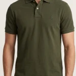 Polo Elastano R A L Verde #CP468
