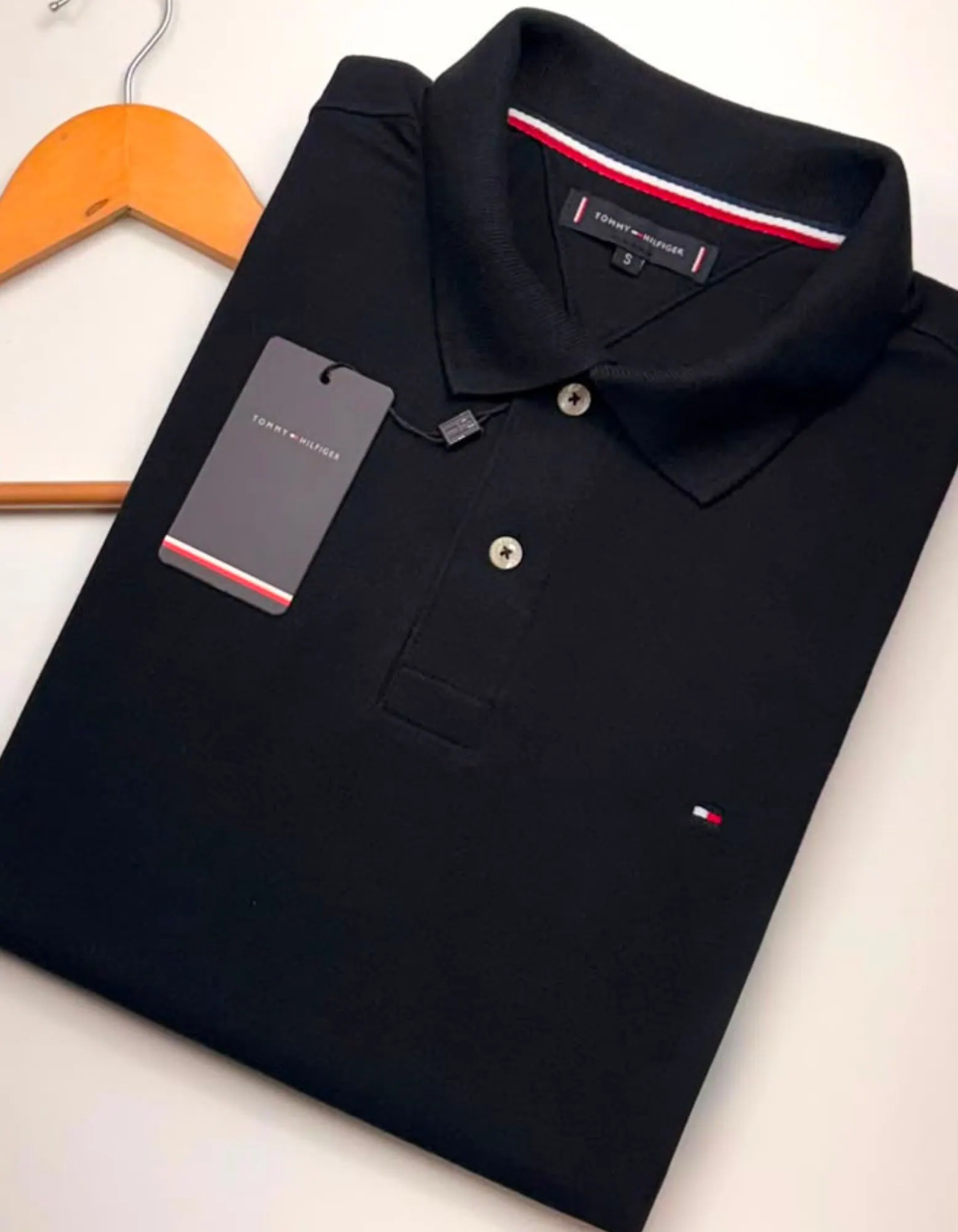 00275.webp Polo Elastano T O M Classic Preto #CP467 - Imagem 1
