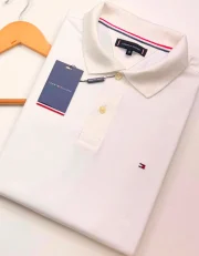 Polo Elastano T O M Classic Creme #CP464