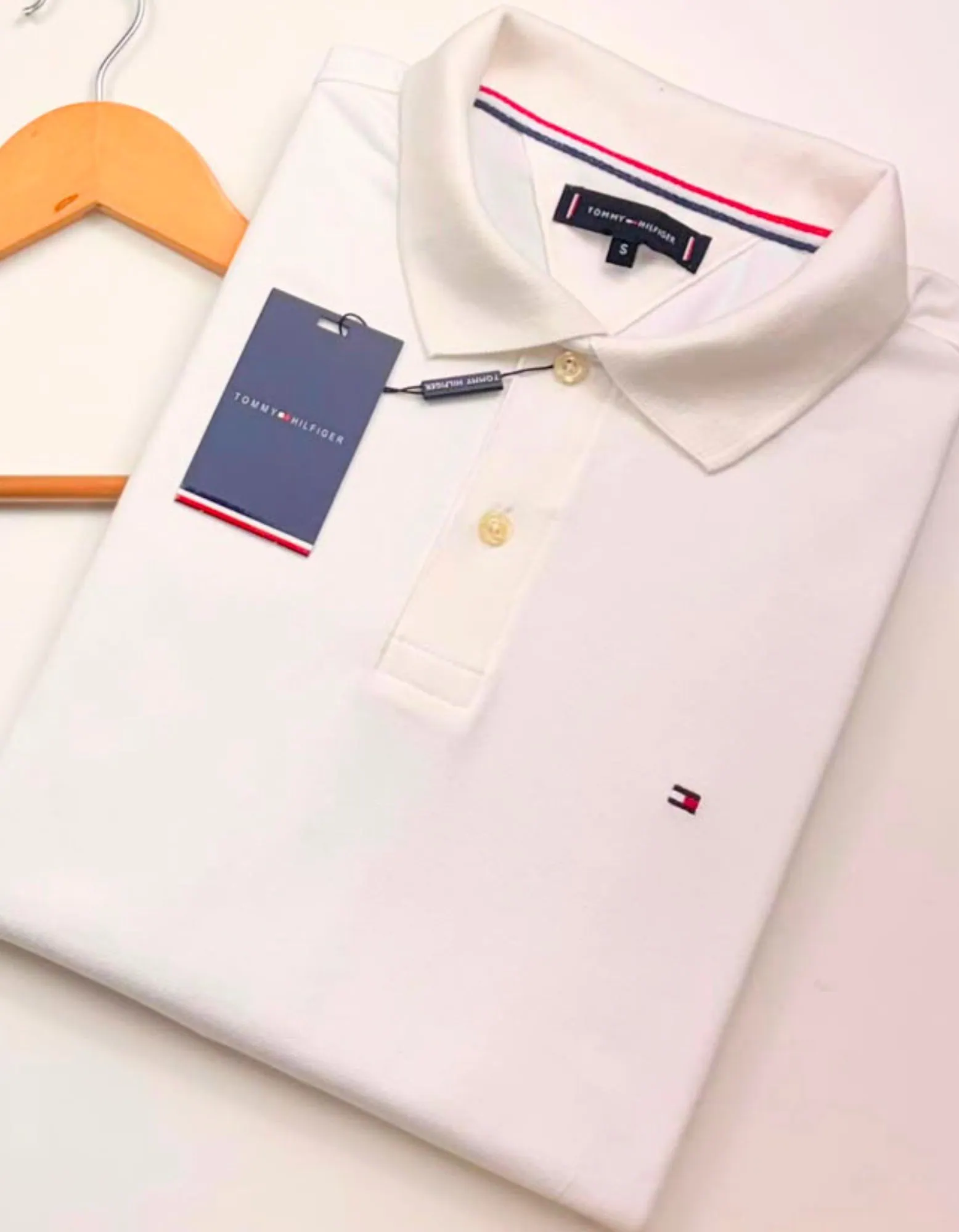 00278.webp Polo Elastano T O M Classic Creme #CP464 - Imagem 1