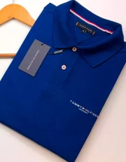 Polo Elastano T O M Azul #CP459