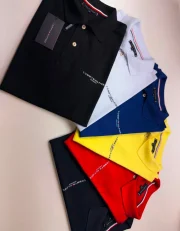 Polo Elastano T O M Vermelho #CP457 - Imagem 2