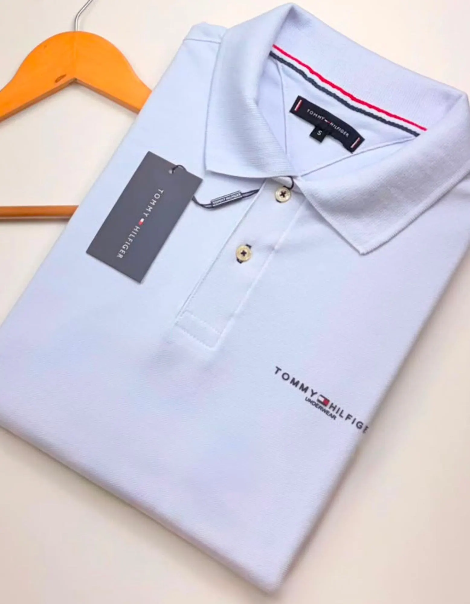 00285.webp Polo Elastano T O M Branco #CP458 - Imagem 1