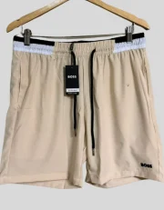 Short Elastano Hugo Bege #S70