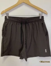 Short Elastano Hugo Marrom #s62