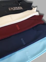 Polo Piquet Hugo Azul #CP345 - Imagem 2